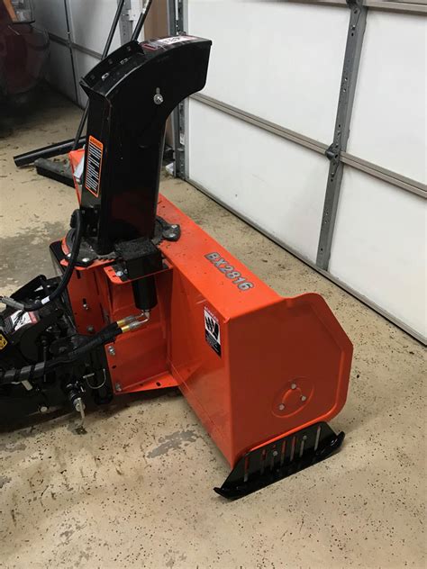 kubota skid steer blower|kubota rear mount snow blowers.